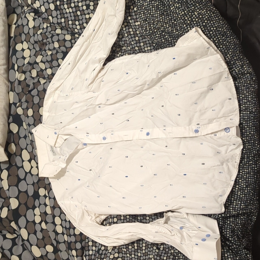 Twillory button down lighthouse pattern